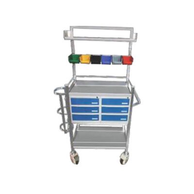 Crash Cart In S.S. Frame